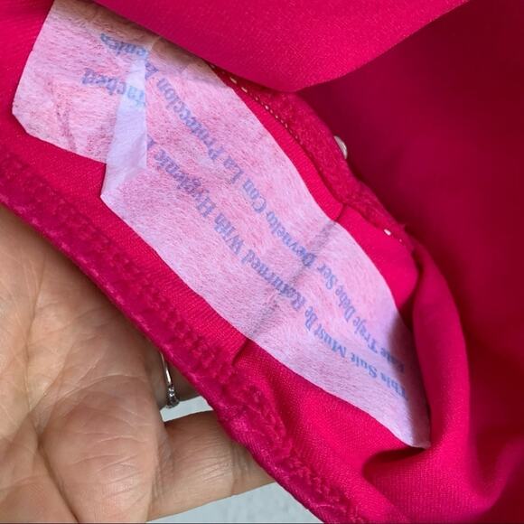 NWT Xhilaration High Cut Pink Mermaid Scale Bottom Medium - Picture 5 of 6